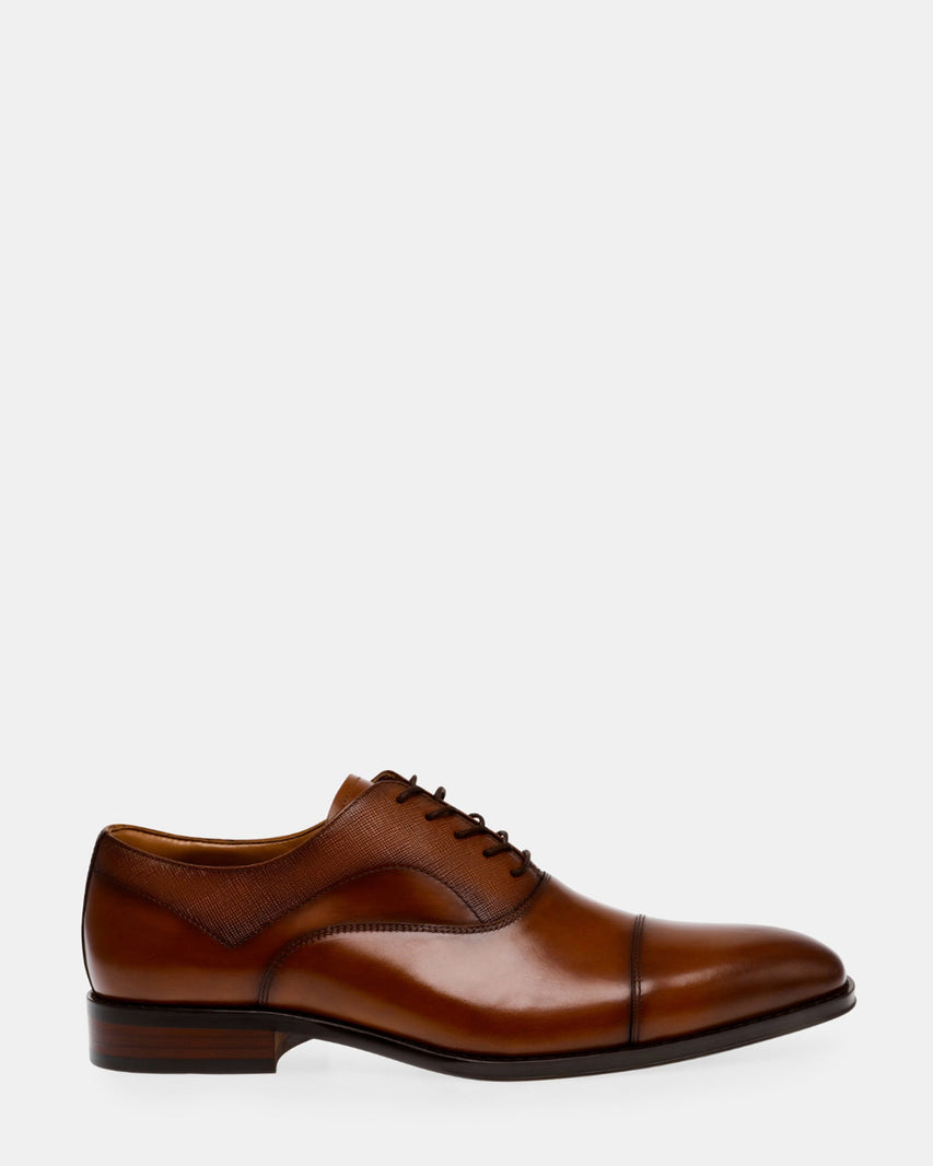 PLAKARD TAN LEATHER - Men's Shoes - Steve Madden Canada
