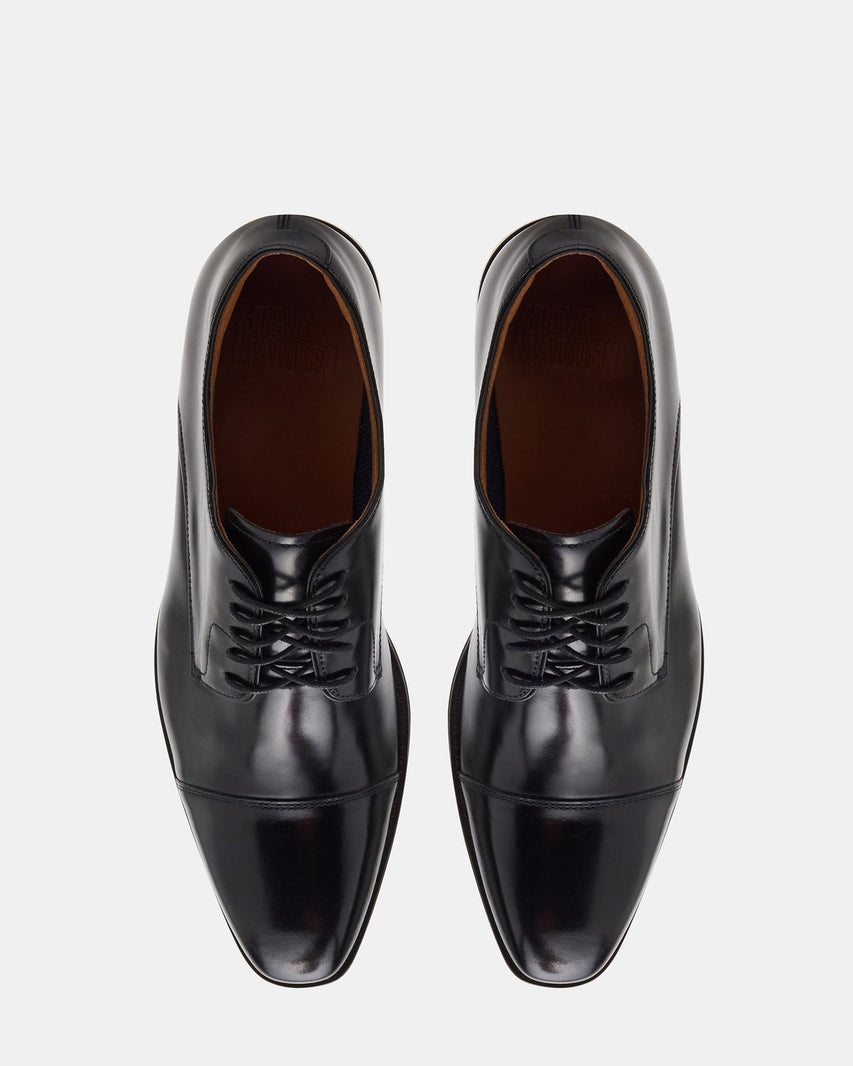 PLANCHE BLACK LEATHER - Men's Shoes - Steve Madden Canada