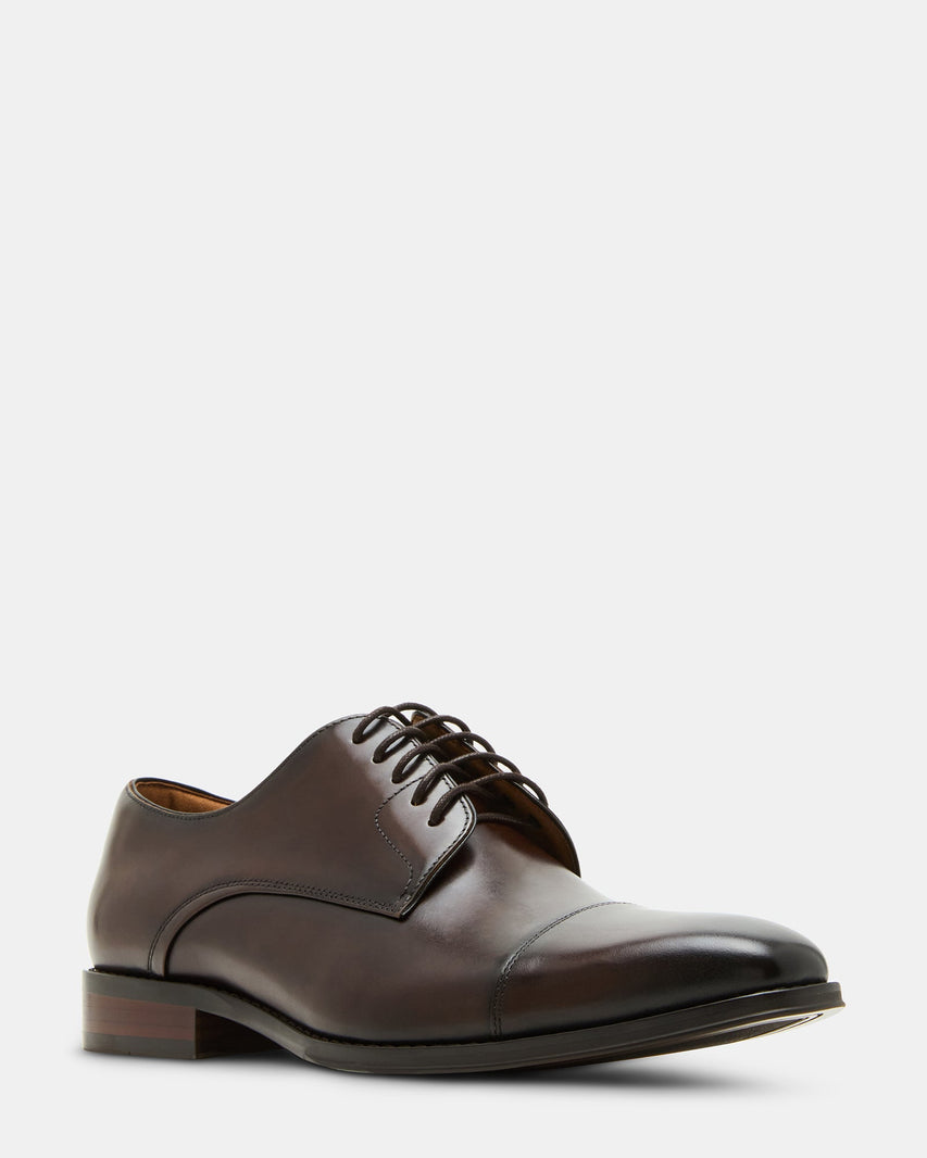 PLANCHE BROWN LEATHER - Men's Shoes - Steve Madden Canada