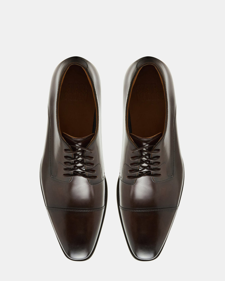 PLANCHE BROWN LEATHER - Men's Shoes - Steve Madden Canada