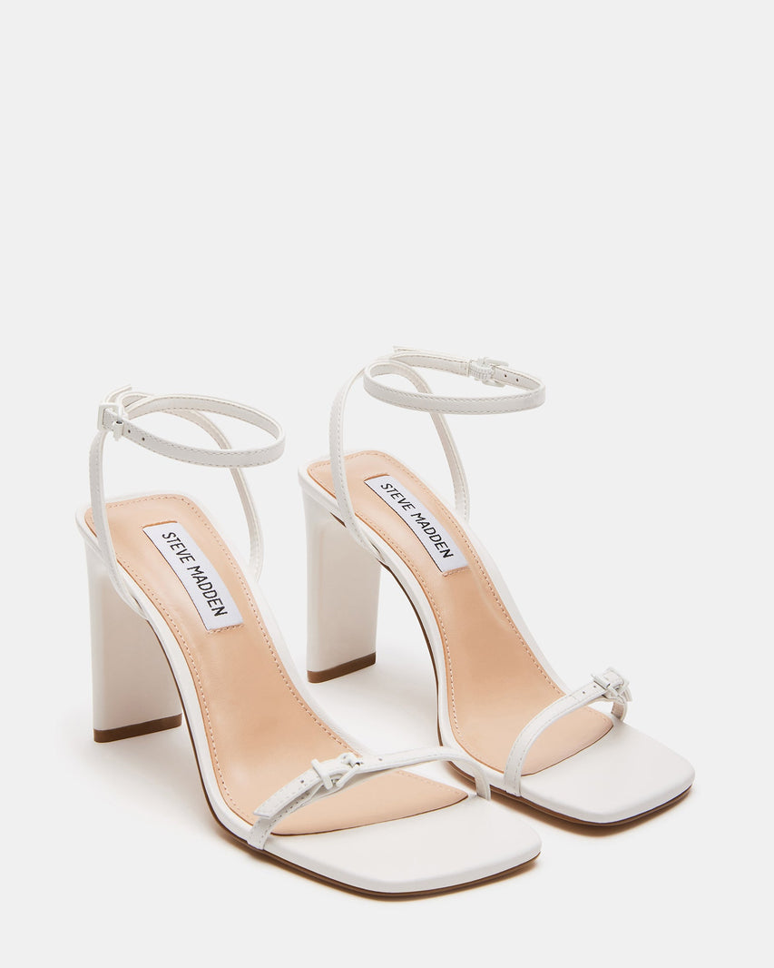 AILENE WHITE LEATHER - Women's Shoes - Steve Madden Canada