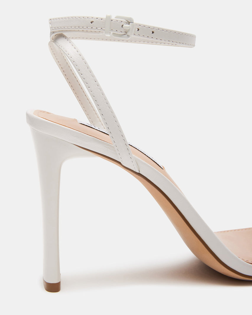 AILENE WHITE LEATHER - Women's Shoes - Steve Madden Canada