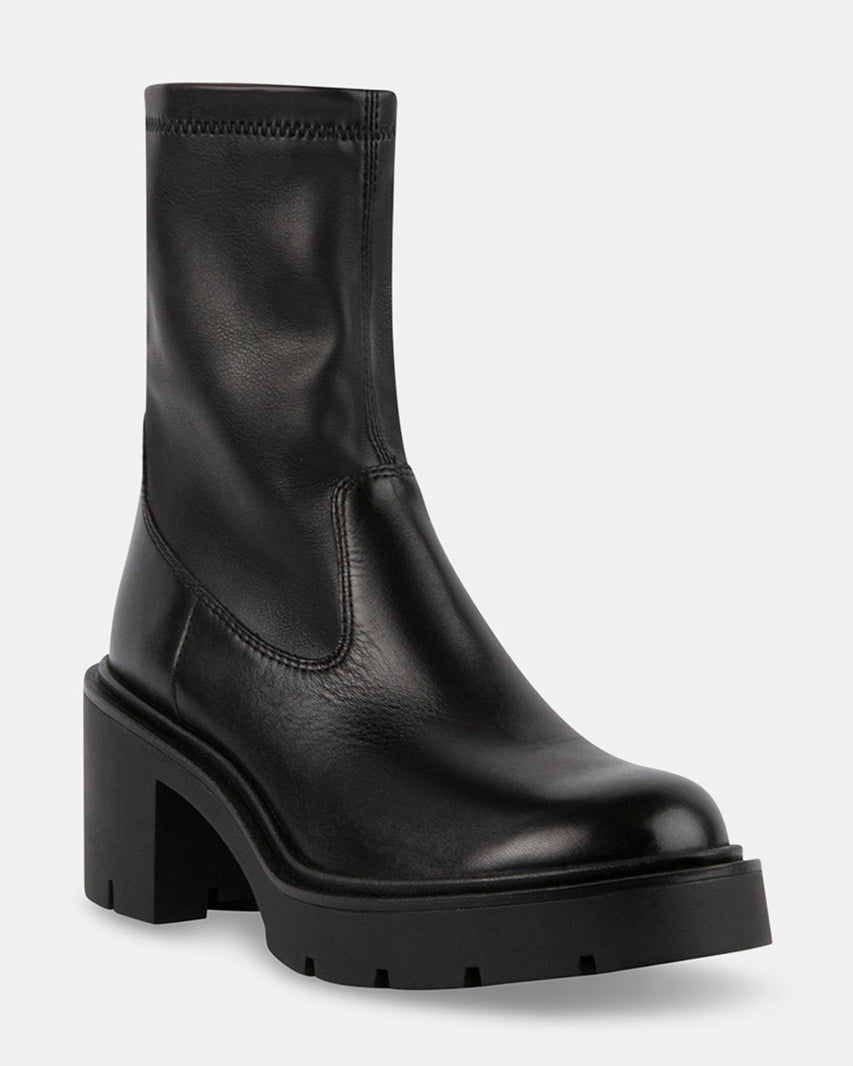 AIM BLACK LEATHER - Women's Shoes - Steve Madden Canada