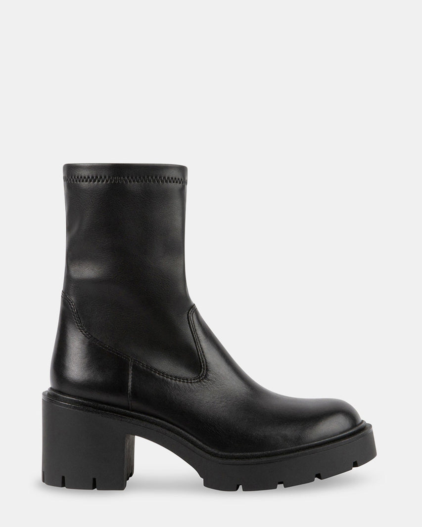 AIM BLACK LEATHER - Women's Shoes - Steve Madden Canada