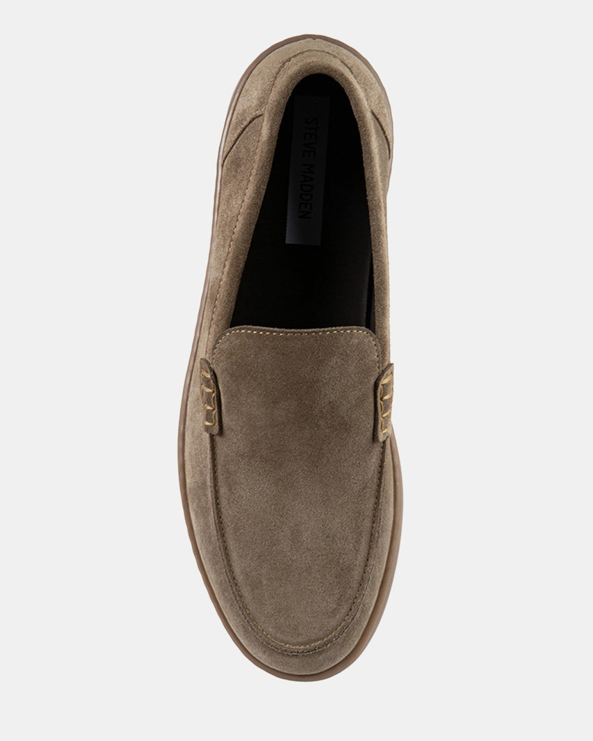 AKTUALL TAUPE SUEDE - Men's Shoes - Steve Madden Canada