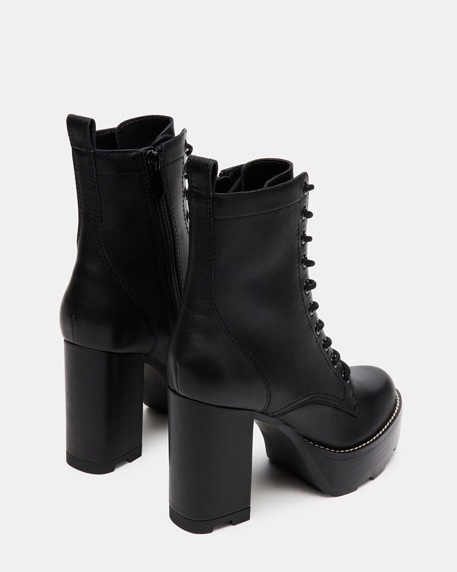 ALORA BLACK LEATHER - Women's Shoes - Steve Madden Canada