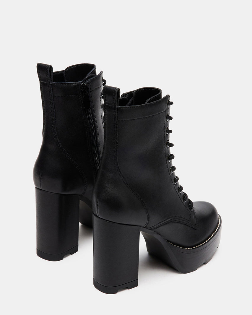 ALORA BLACK LEATHER - Women's Shoes - Steve Madden Canada