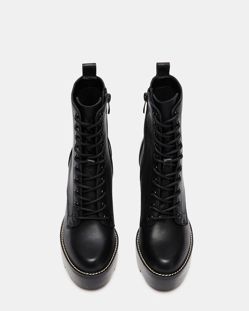 ALORA BLACK LEATHER - Women's Shoes - Steve Madden Canada