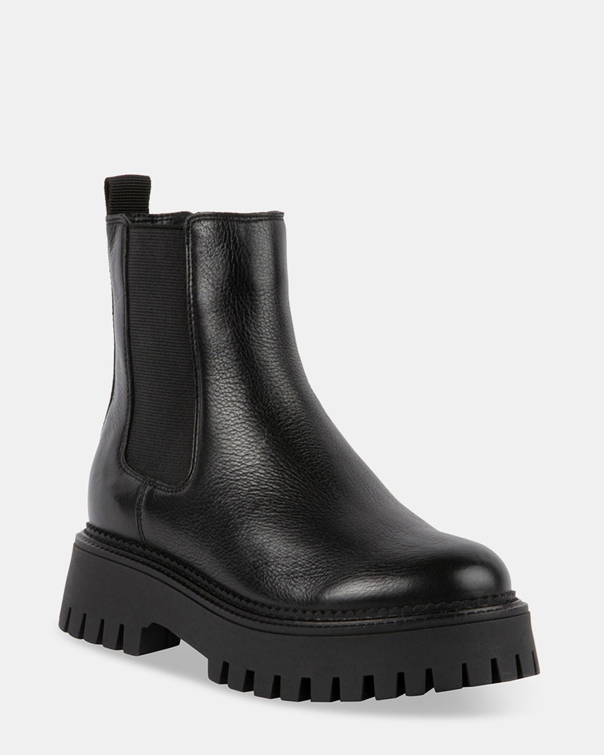 AMIE BLACK LEATHER - Women's Shoes - Steve Madden Canada