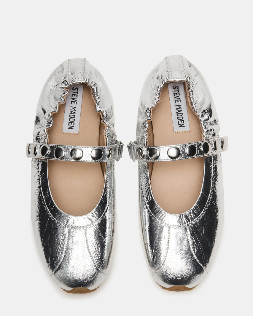ANAYA-S SILVER LEATHER - Women's Shoes - Steve Madden Canada