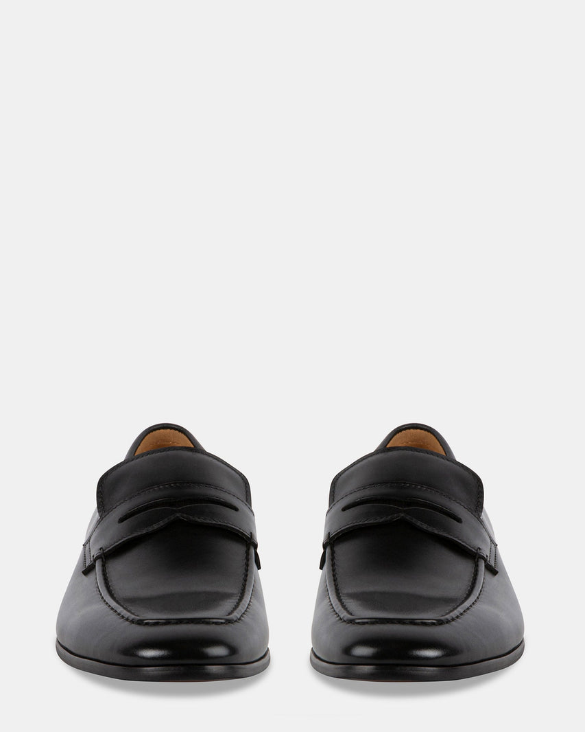 ANDERSS BLACK LEATHER - Men's Shoes - Steve Madden Canada