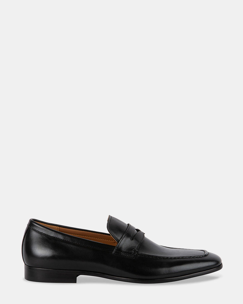 ANDERSS BLACK LEATHER - Men's Shoes - Steve Madden Canada