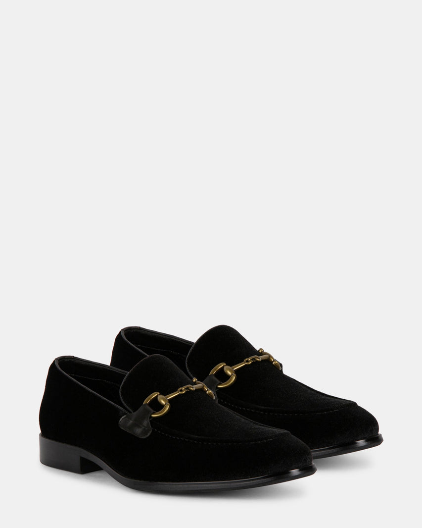ANTONIO BLACK VELVET - Men's Shoes - Steve Madden Canada