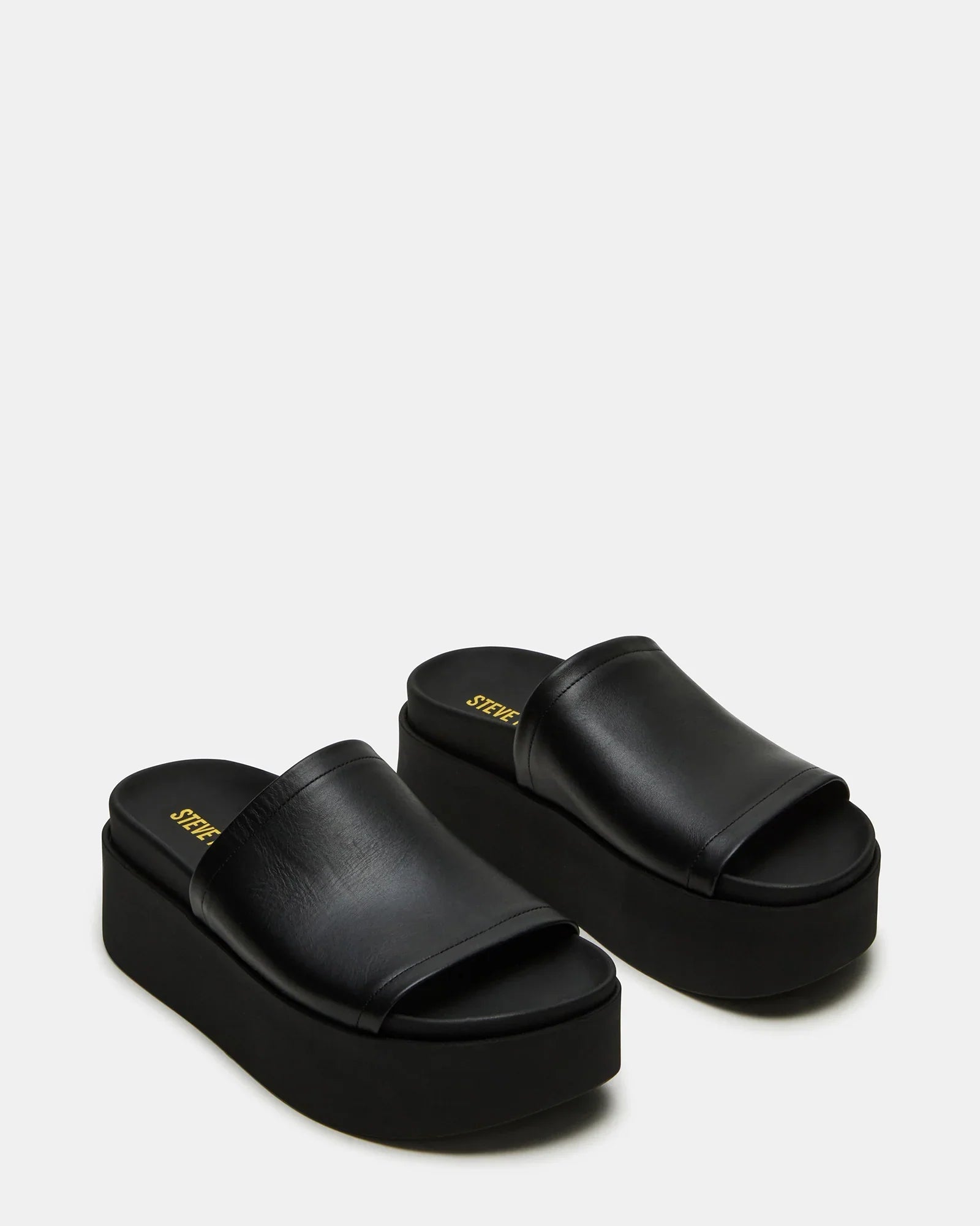ARWEN BLACK LEATHER - Women's Shoes - Steve Madden Canada