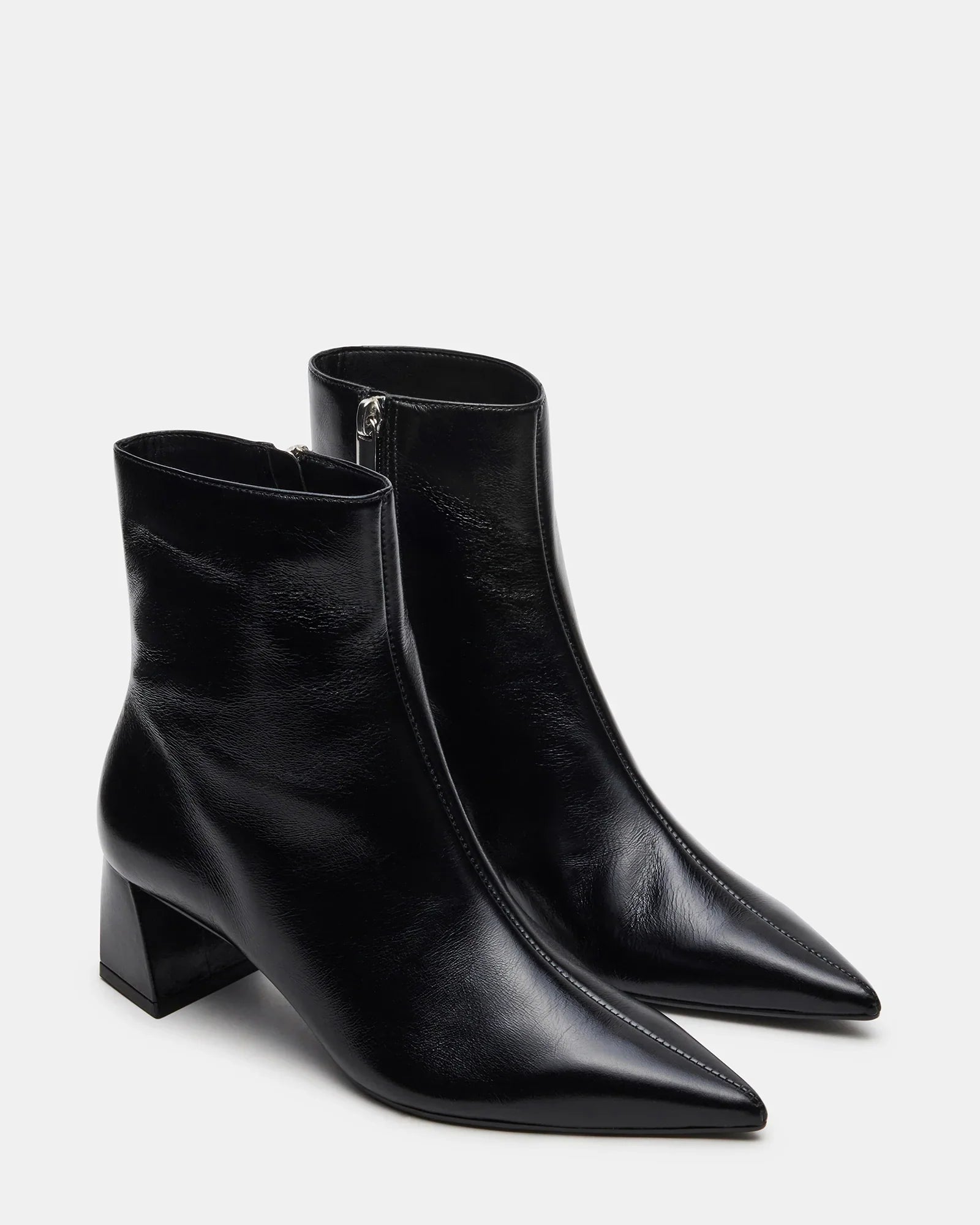ASHLI BLACK LEATHER - Women's Shoes - Steve Madden Canada