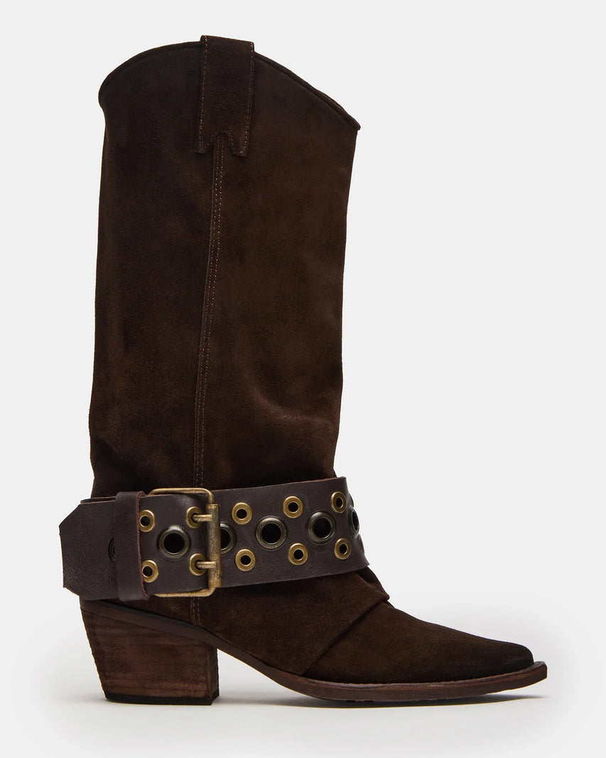 ASHWOOD BROWN SUEDE - Women's Shoes - Steve Madden Canada
