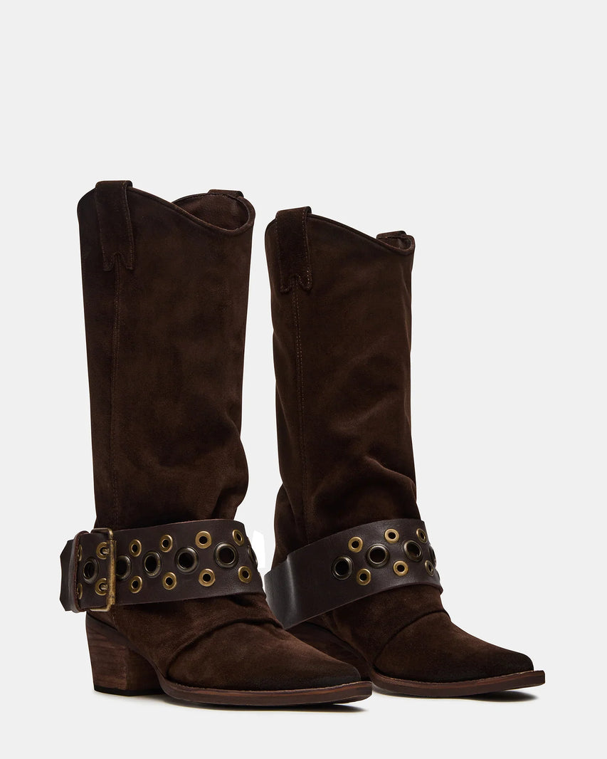 ASHWOOD BROWN SUEDE - Women's Shoes - Steve Madden Canada