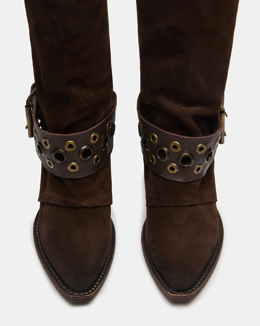 ASHWOOD BROWN SUEDE - Women's Shoes - Steve Madden Canada