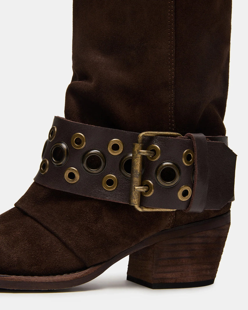 ASHWOOD BROWN SUEDE - Women's Shoes - Steve Madden Canada