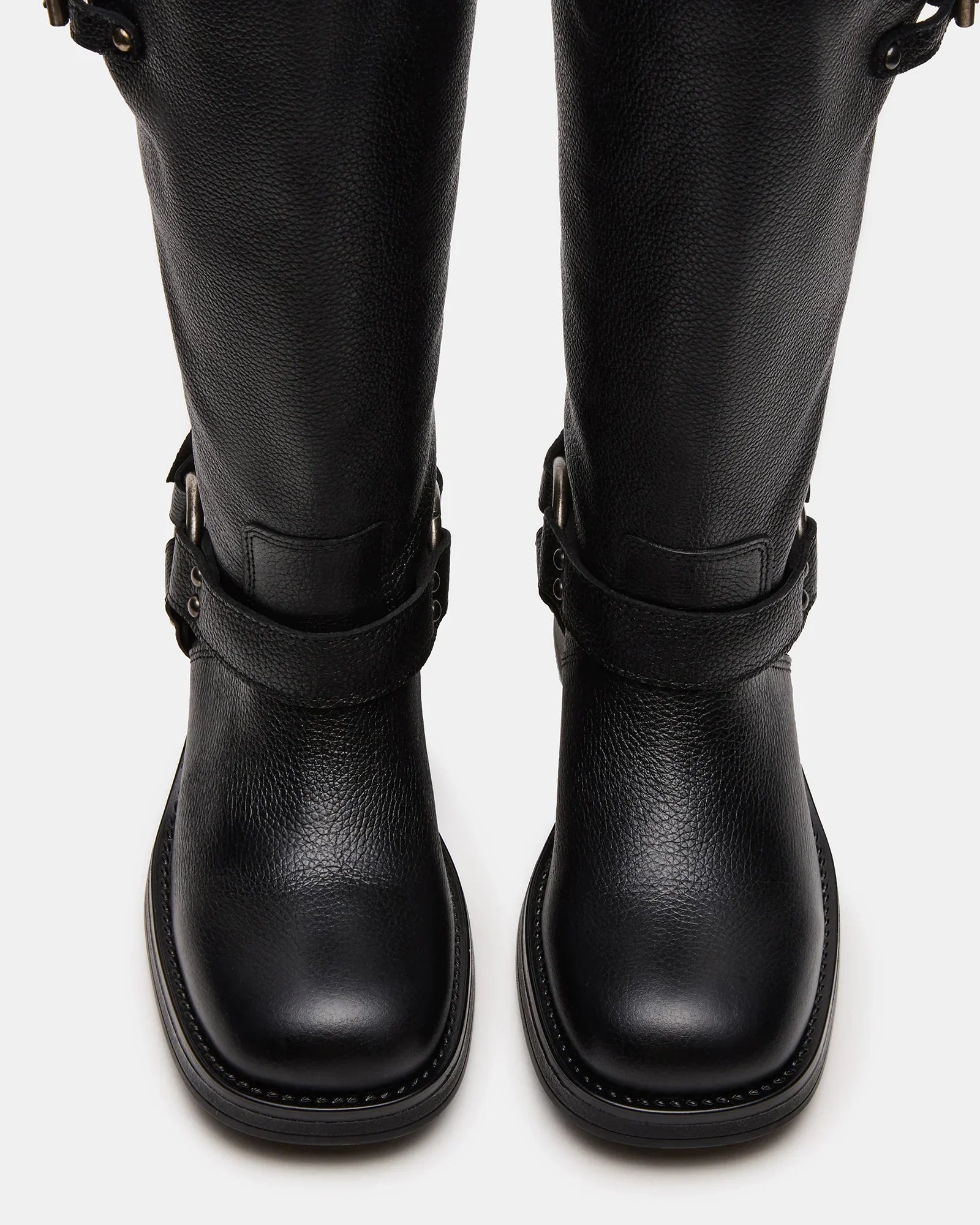 ASTOR-W WIDE CALF BLACK LEATHER - Women's Shoes - Steve Madden Canada