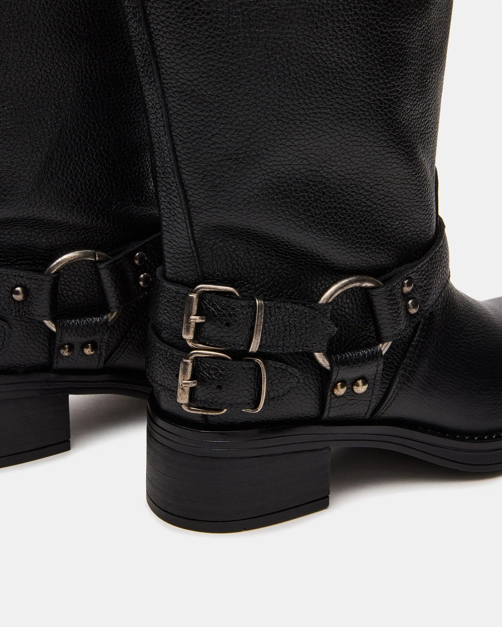 ASTOR-W WIDE CALF BLACK LEATHER - Women's Shoes - Steve Madden Canada