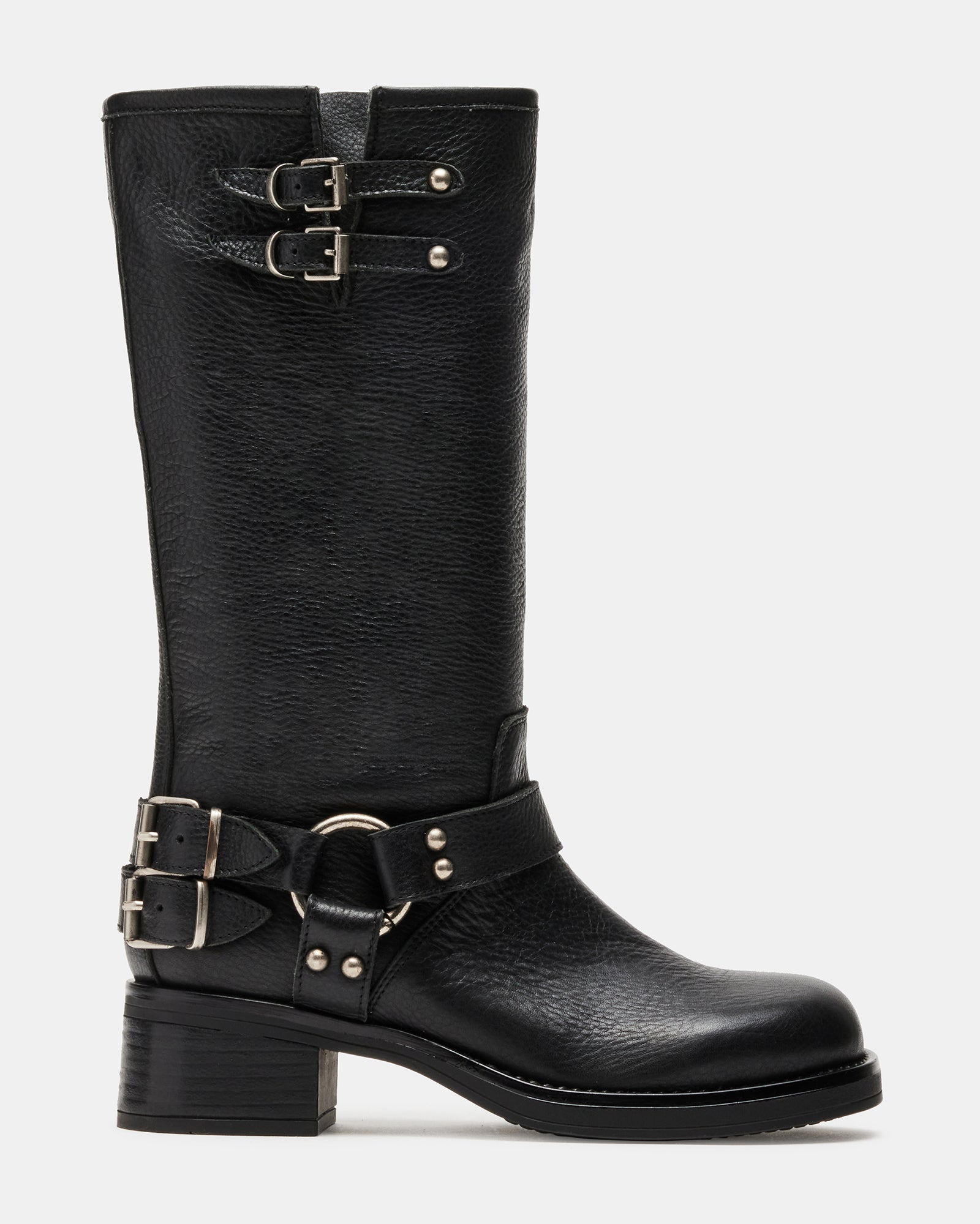 ASTOR BLACK LEATHER - Women's Shoes - Steve Madden Canada