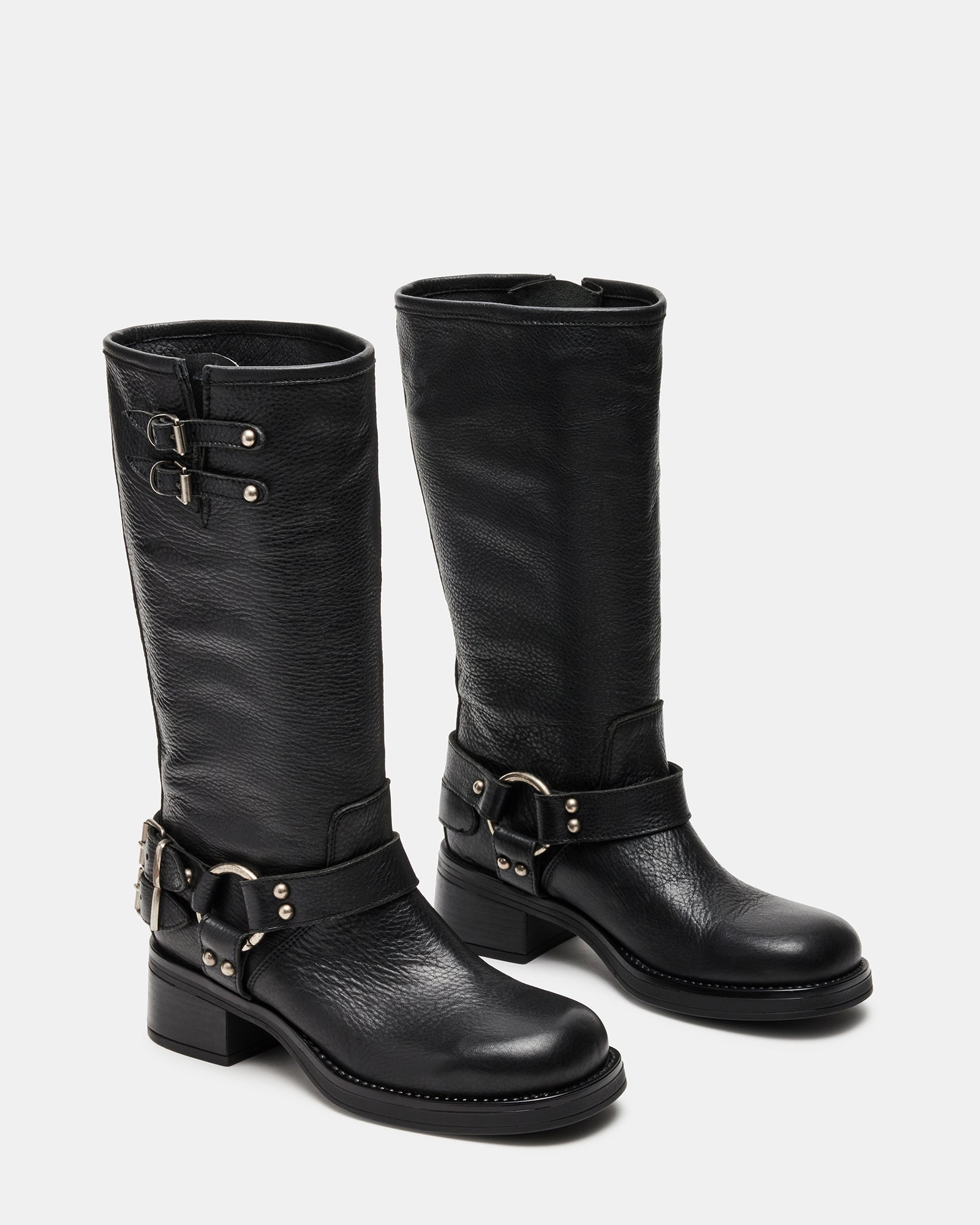 ASTOR BLACK LEATHER - Women's Shoes - Steve Madden Canada