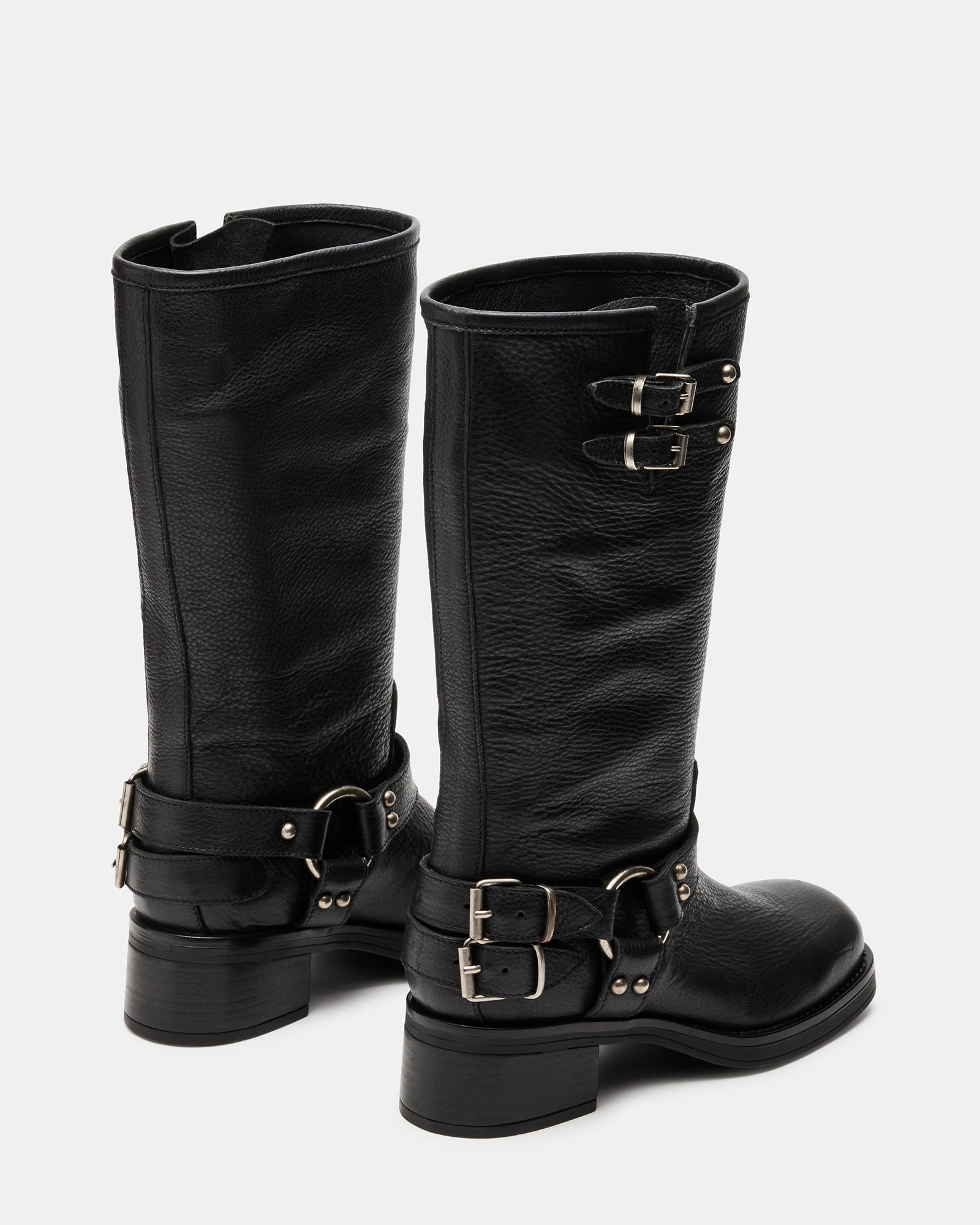 ASTOR BLACK LEATHER - Women's Shoes - Steve Madden Canada
