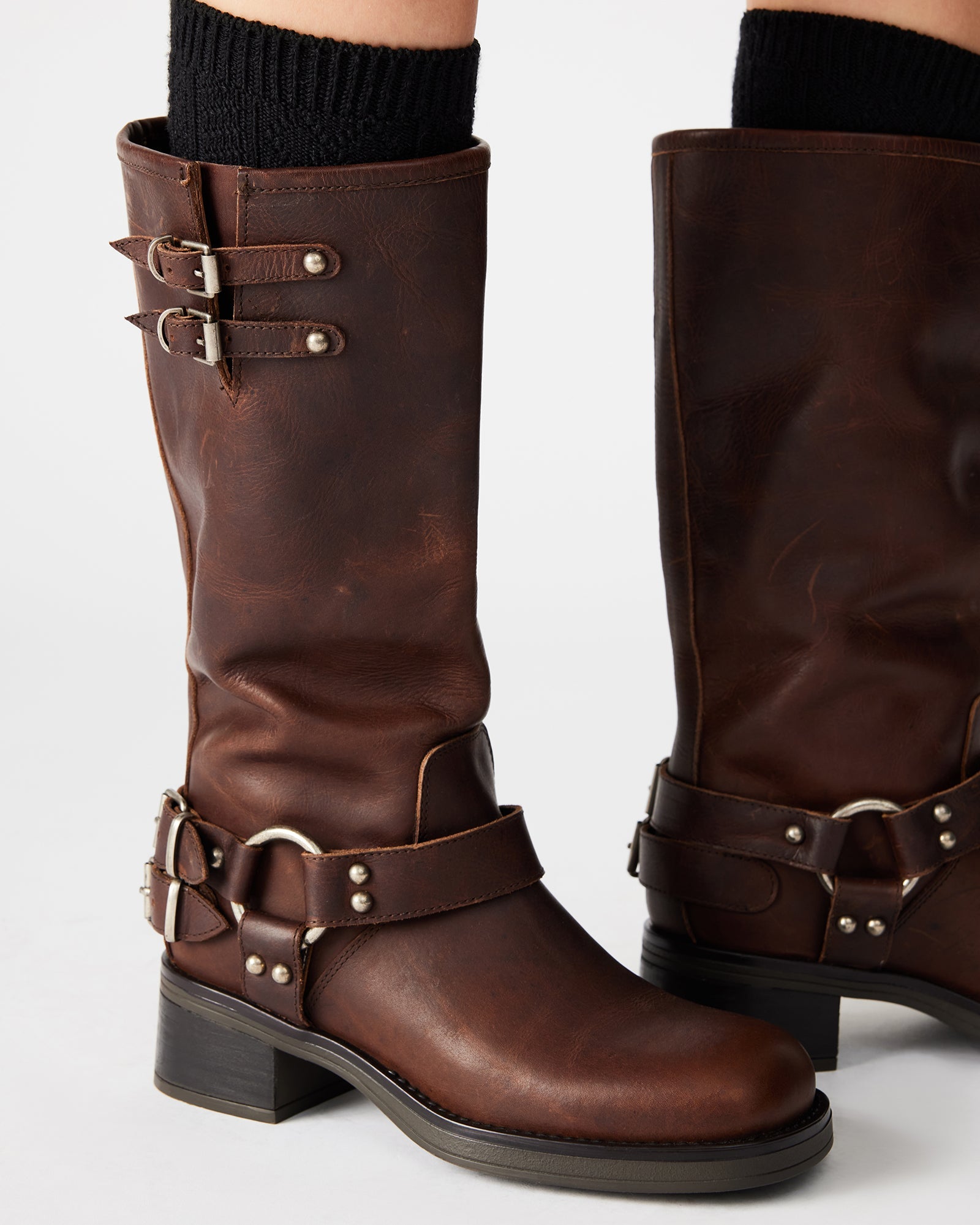 ASTOR BROWN LEATHER - Women's Shoes - Steve Madden Canada