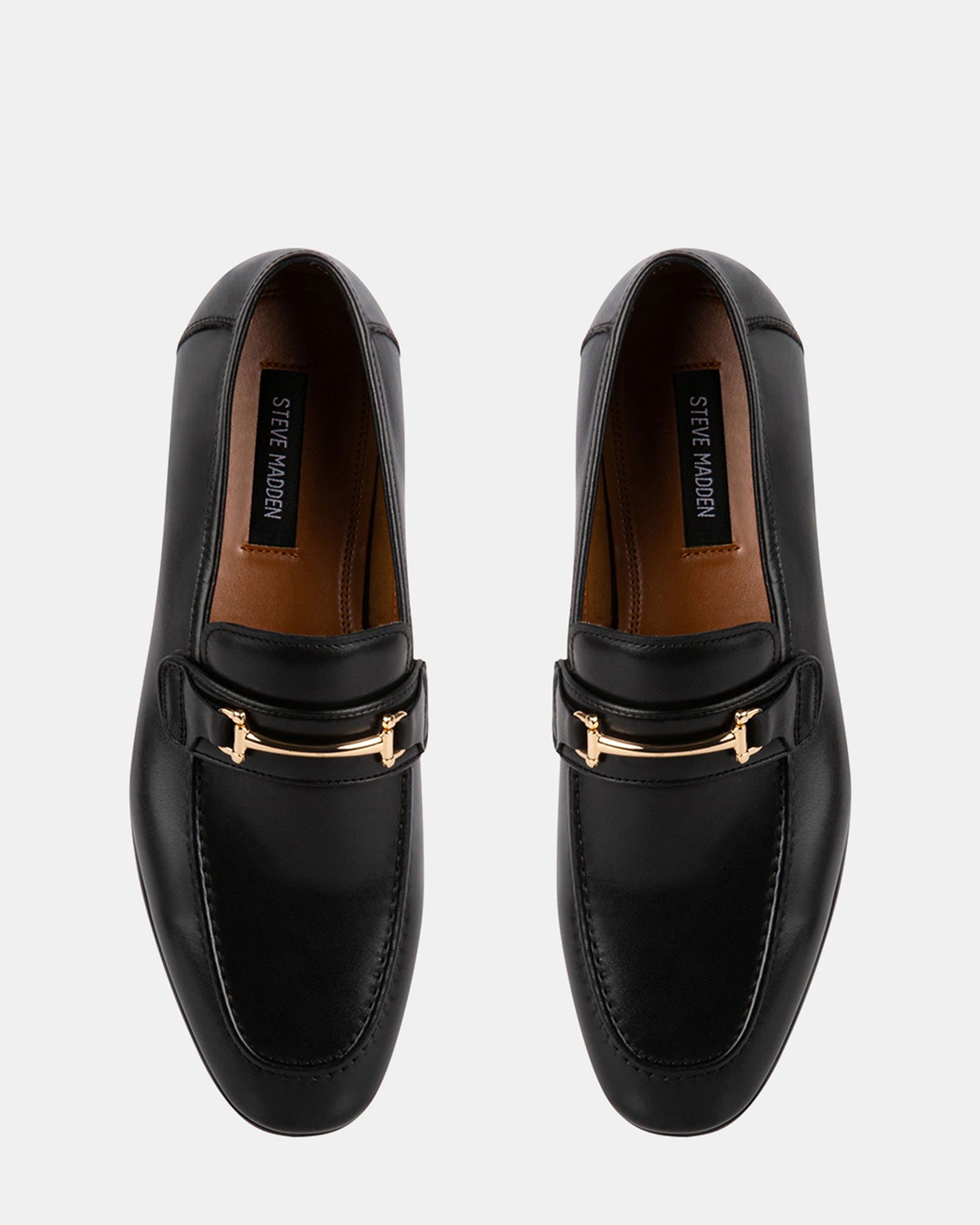 AYDIN BLACK LEATHER - Men's Shoes - Steve Madden Canada