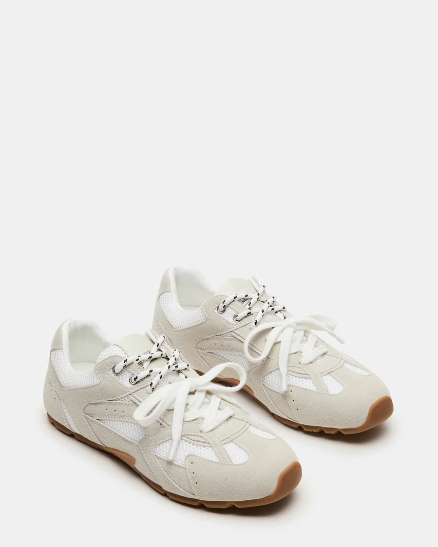 AZIEL WHITE SUEDE - Women's Shoes - Steve Madden Canada