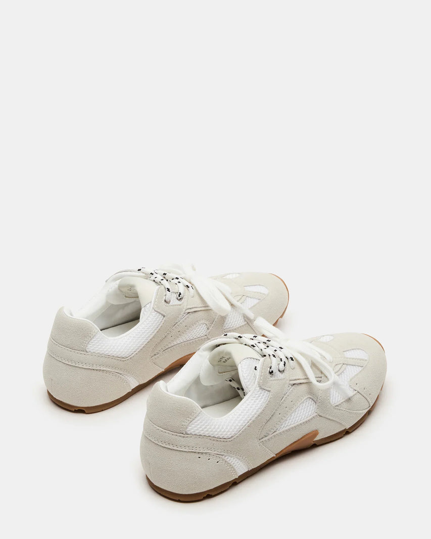 AZIEL WHITE SUEDE - Women's Shoes - Steve Madden Canada