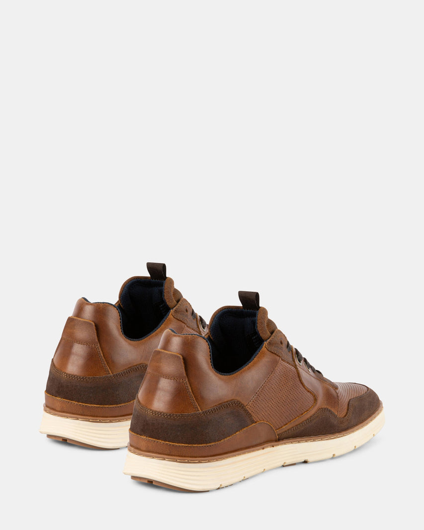 BANKS COGNAC LEATHER - Men's Shoes - Steve Madden Canada