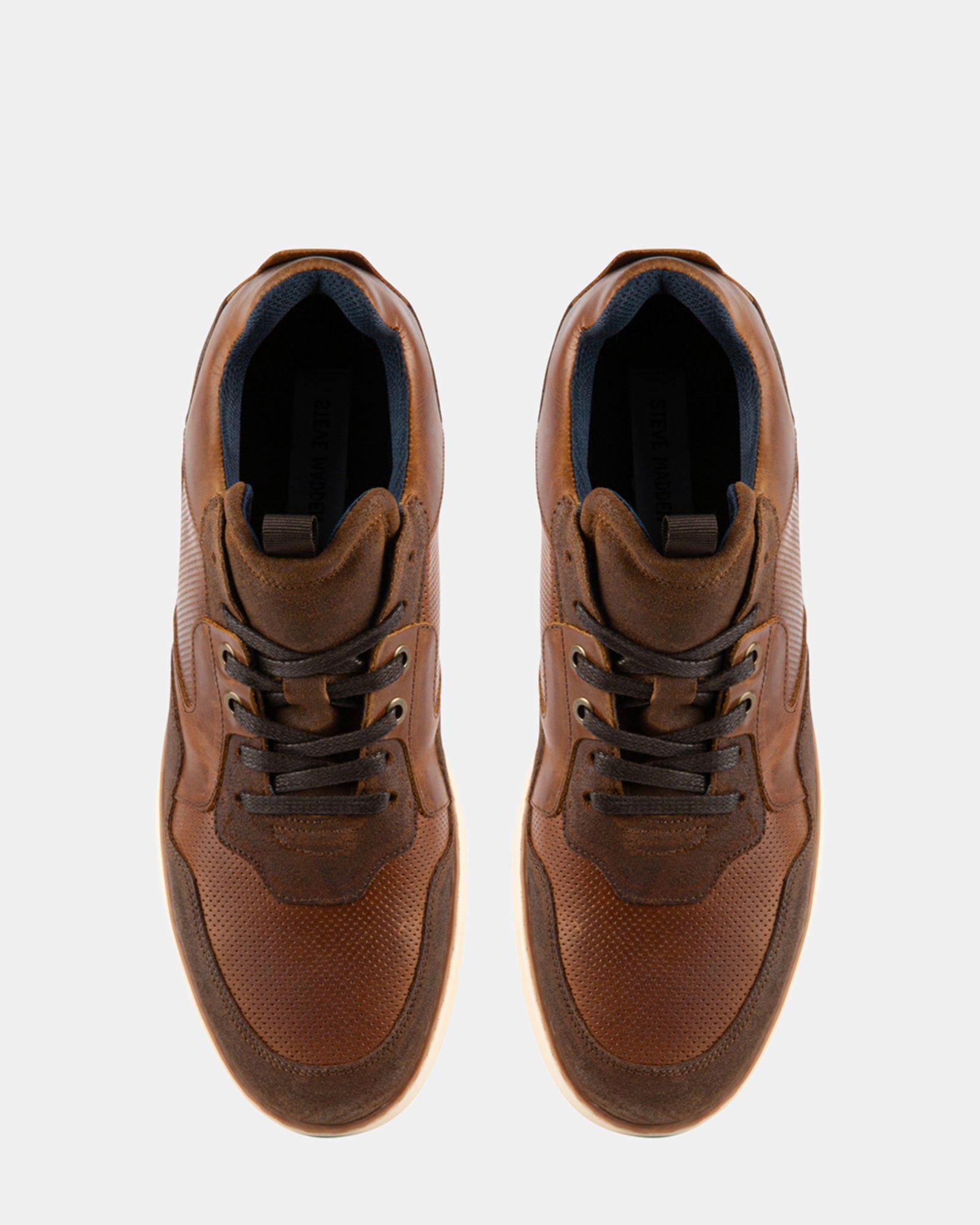 BANKS COGNAC LEATHER - Men's Shoes - Steve Madden Canada