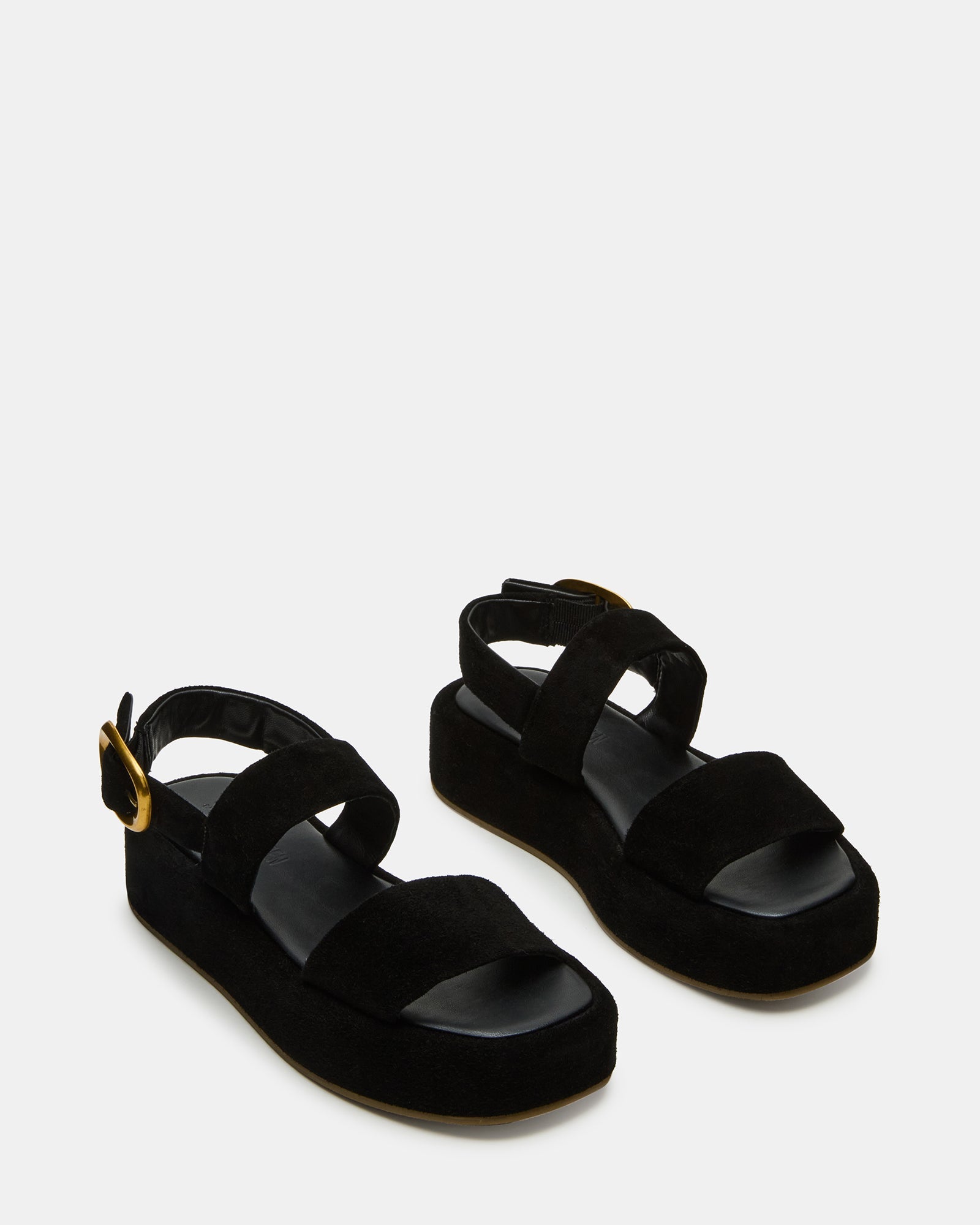 BARONI BLACK SUEDE - Women's Shoes - Steve Madden Canada