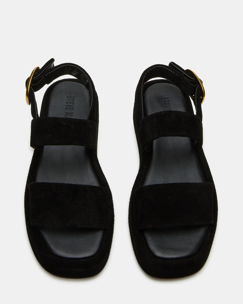 BARONI BLACK SUEDE - Women's Shoes - Steve Madden Canada