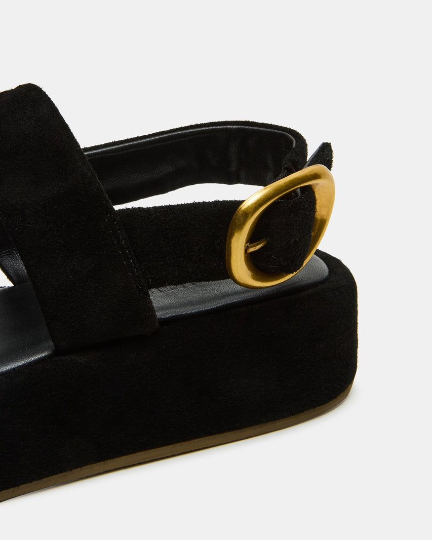 BARONI BLACK SUEDE - Women's Shoes - Steve Madden Canada