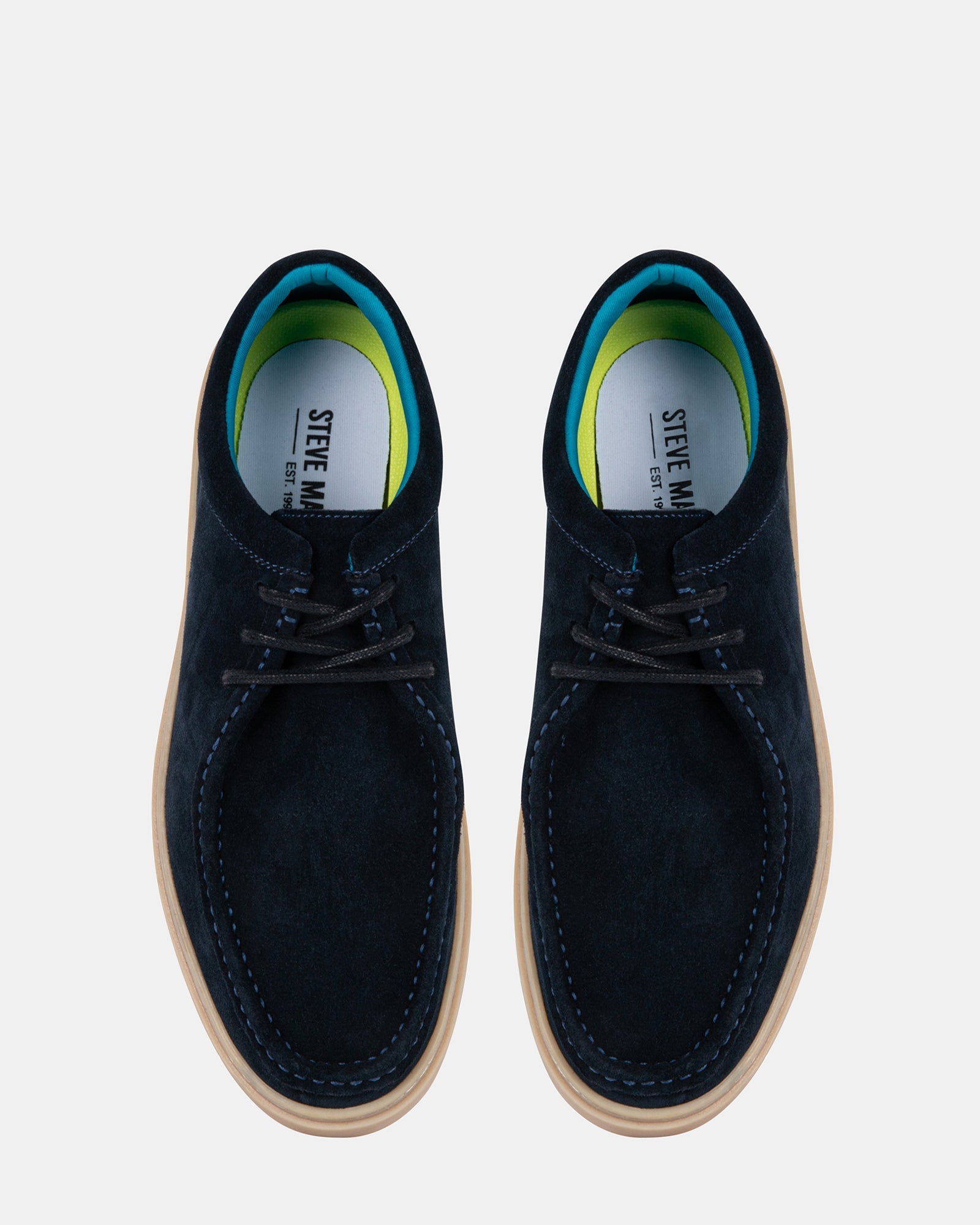 BARRISS NAVY SUEDE - Men's Shoes - Steve Madden Canada