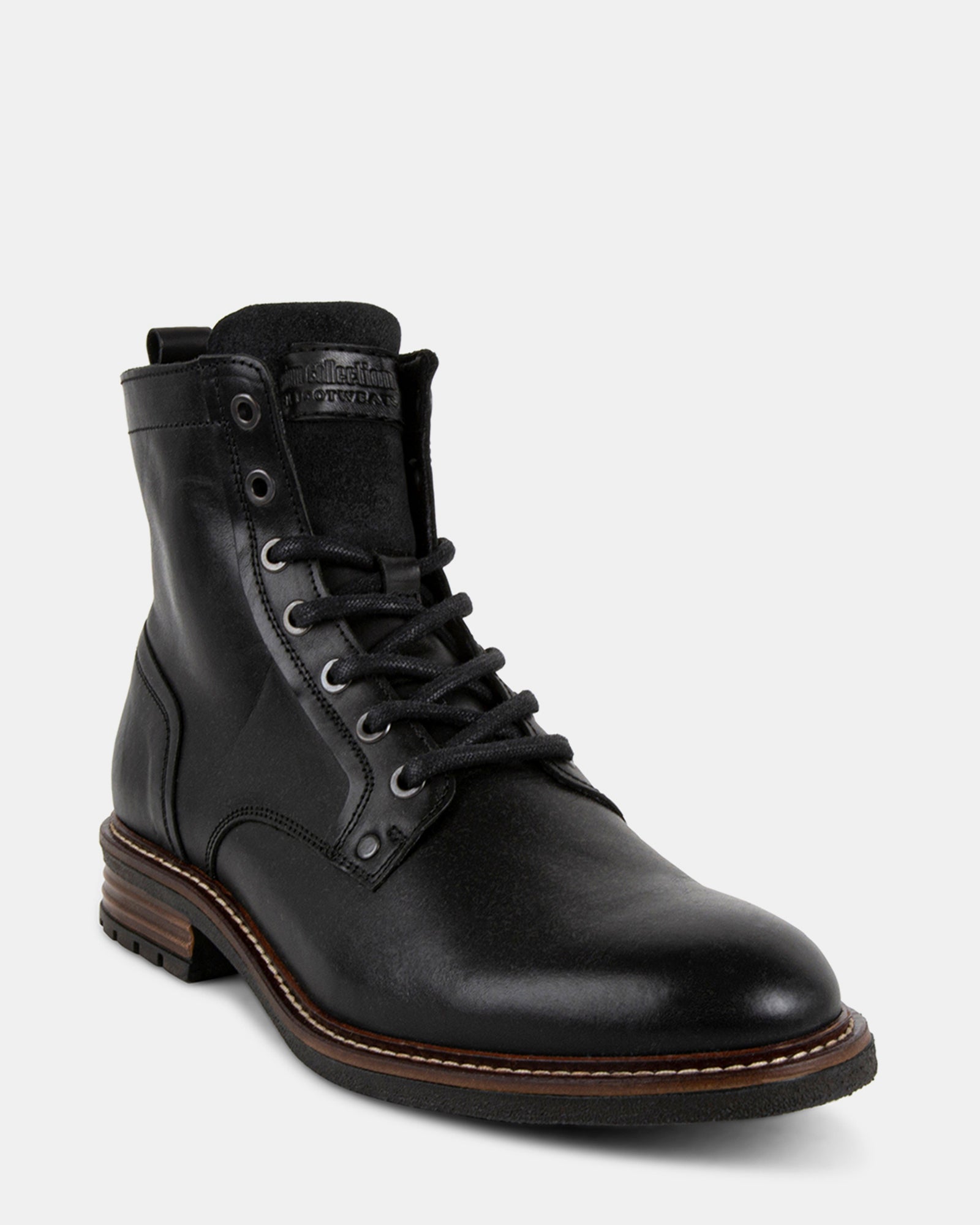 BEDARD BLACK LEATHER - Men's Shoes - Steve Madden Canada