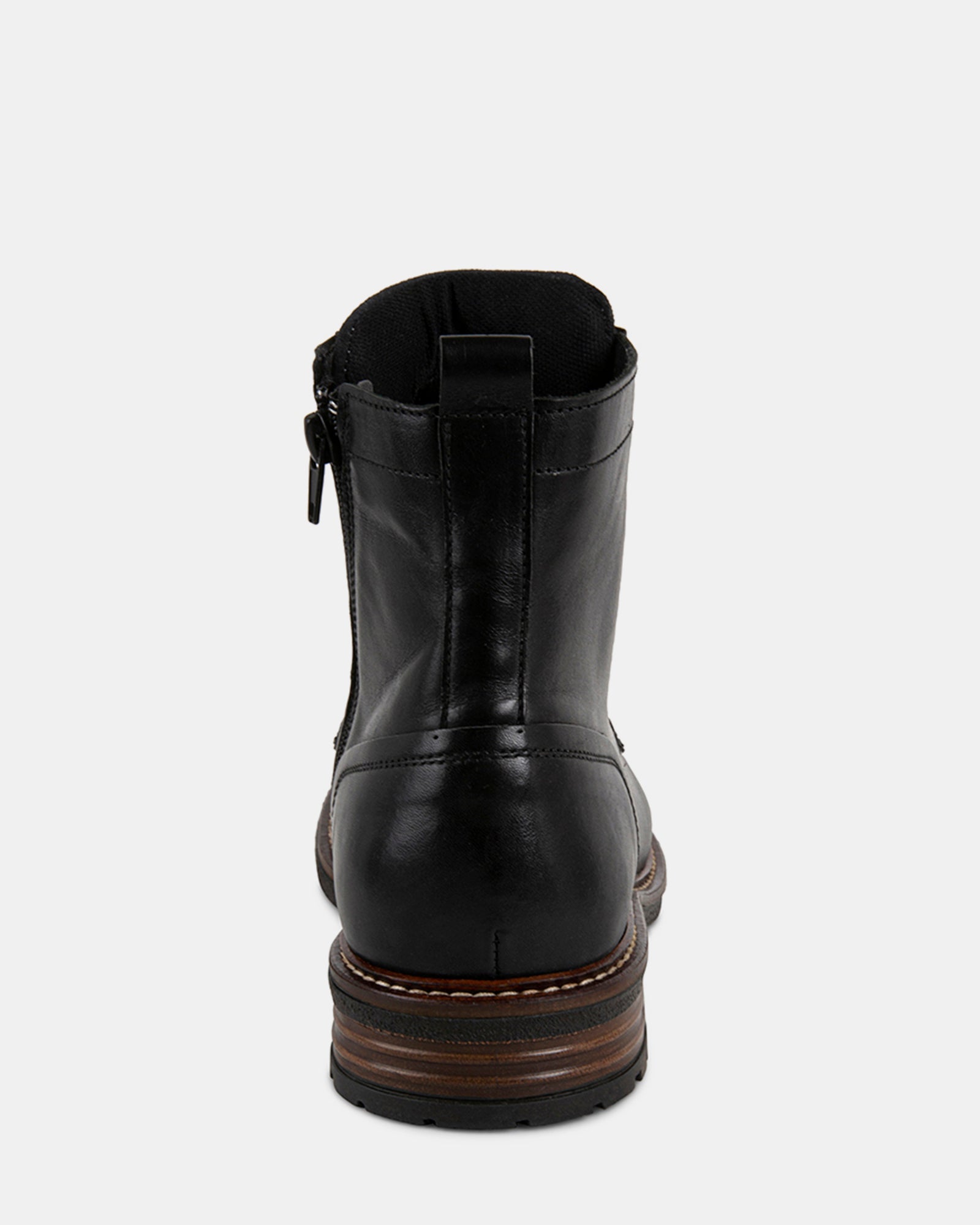 BEDARD BLACK LEATHER - Men's Shoes - Steve Madden Canada