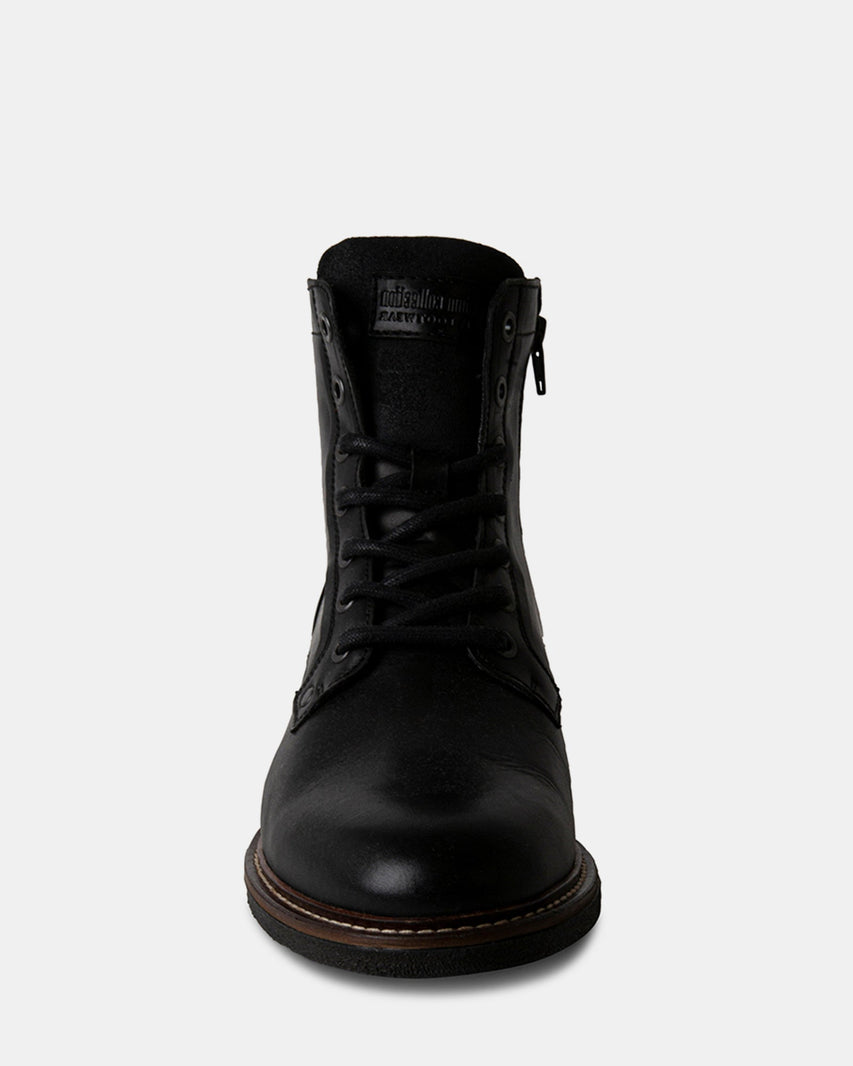 BEDARD BLACK LEATHER - Men's Shoes - Steve Madden Canada