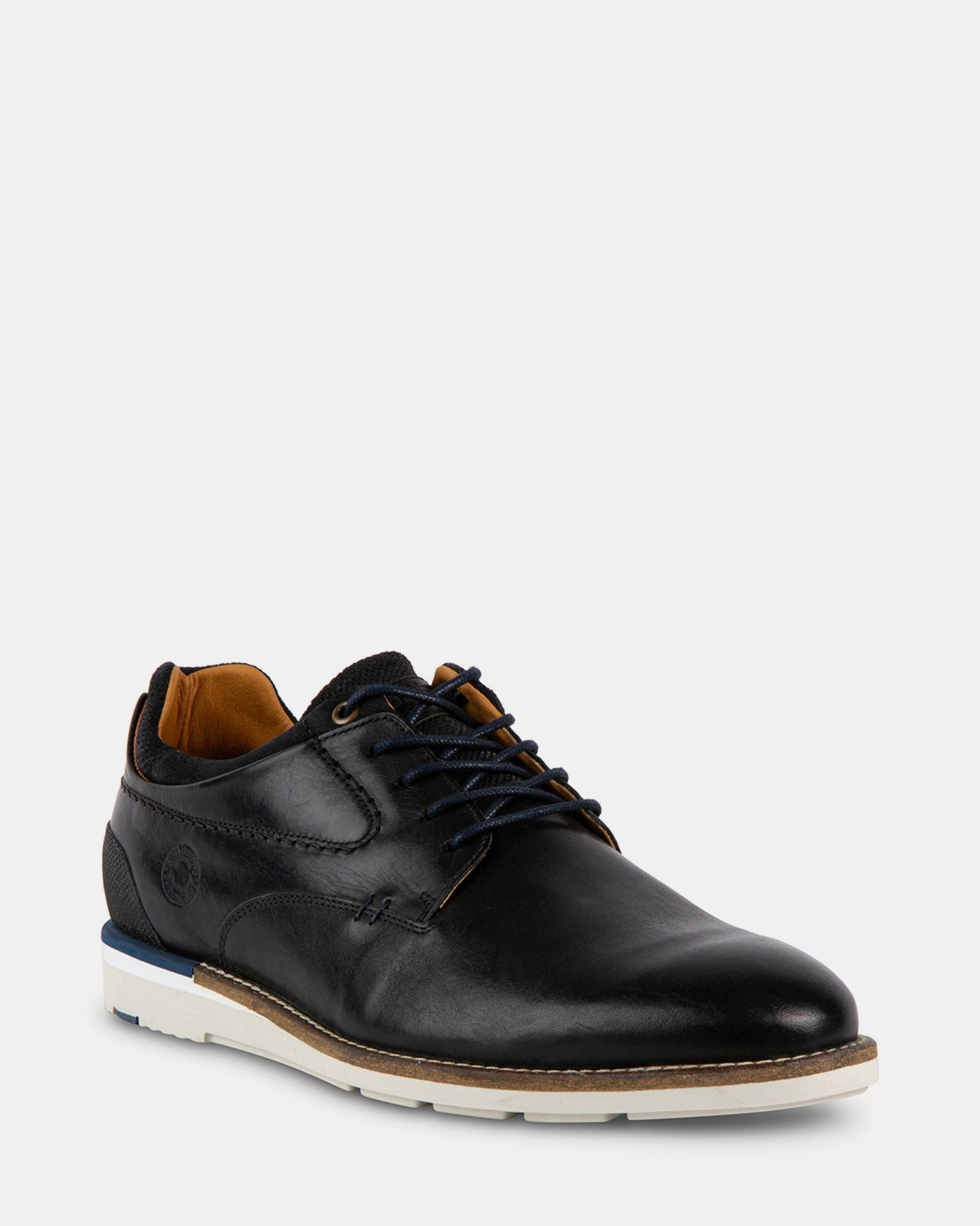 BENICIO BLACK LEATHER - Men's Shoes - Steve Madden Canada