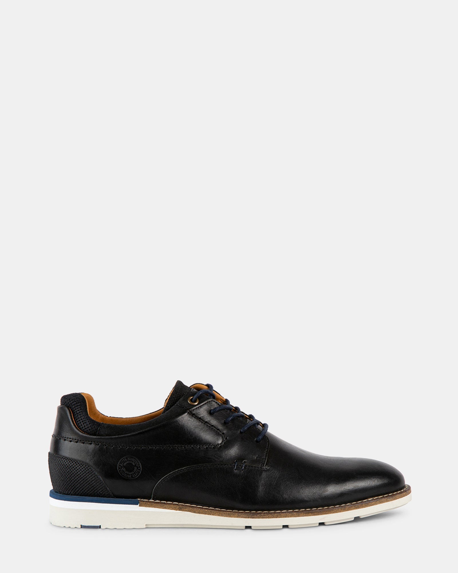 BENICIO BLACK LEATHER - Men's Shoes - Steve Madden Canada