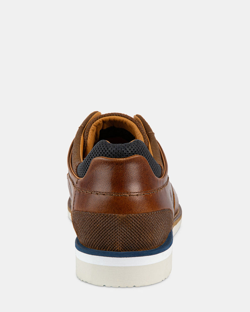 BENICIO COGNAC LEATHER - Men's Shoes - Steve Madden Canada