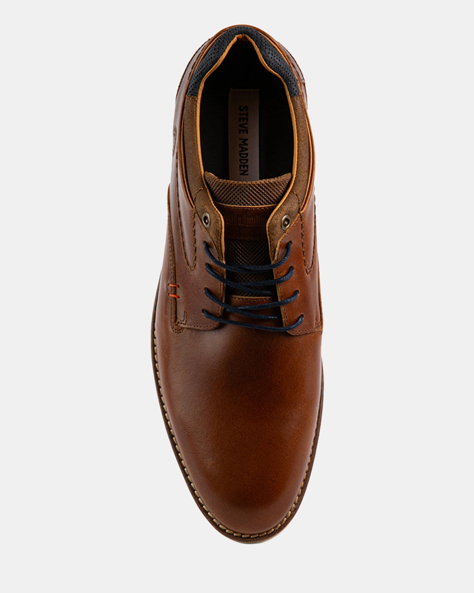 BENICIO COGNAC LEATHER - Men's Shoes - Steve Madden Canada