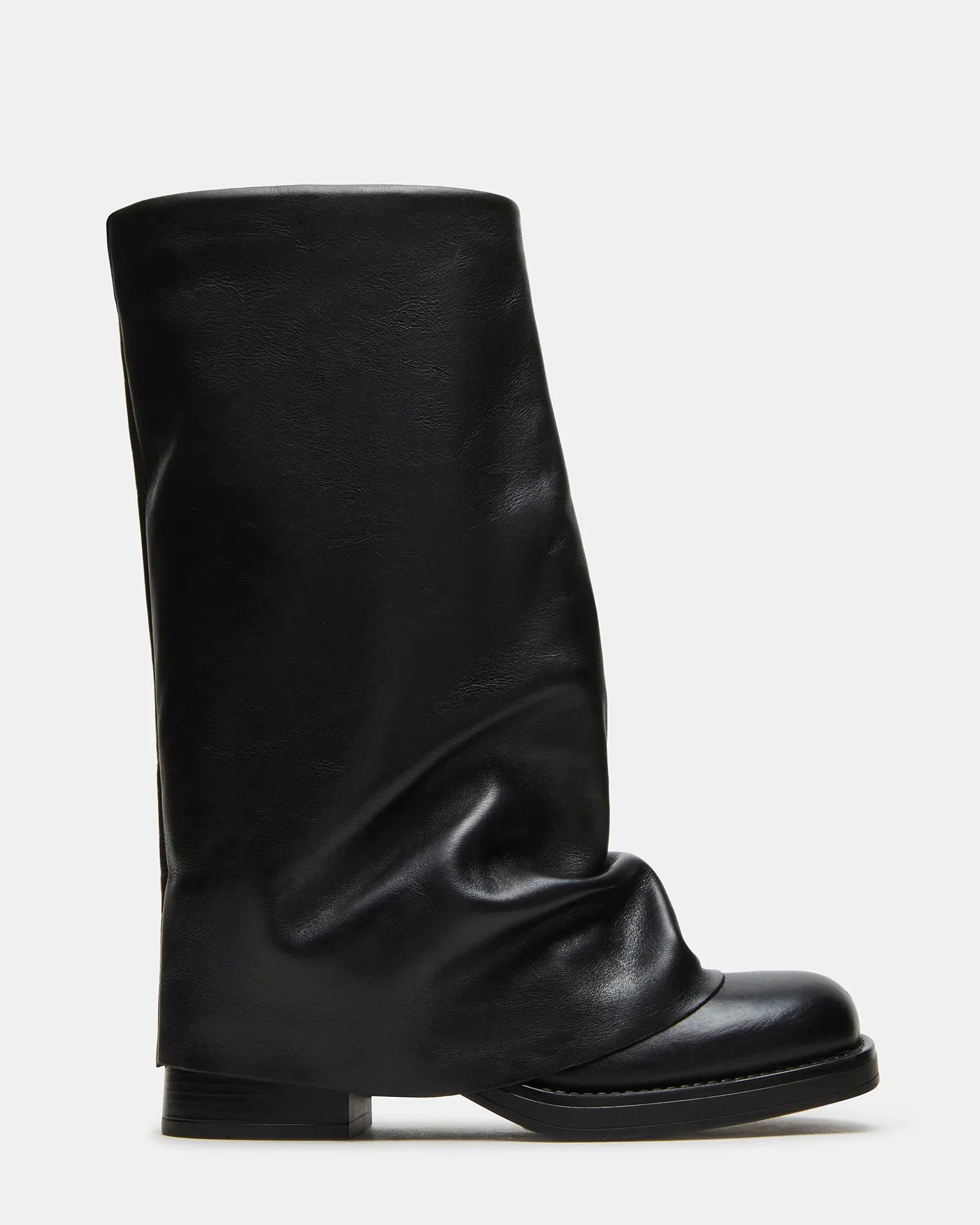 BENTON BLACK LEATHER - Women's Shoes - Steve Madden Canada