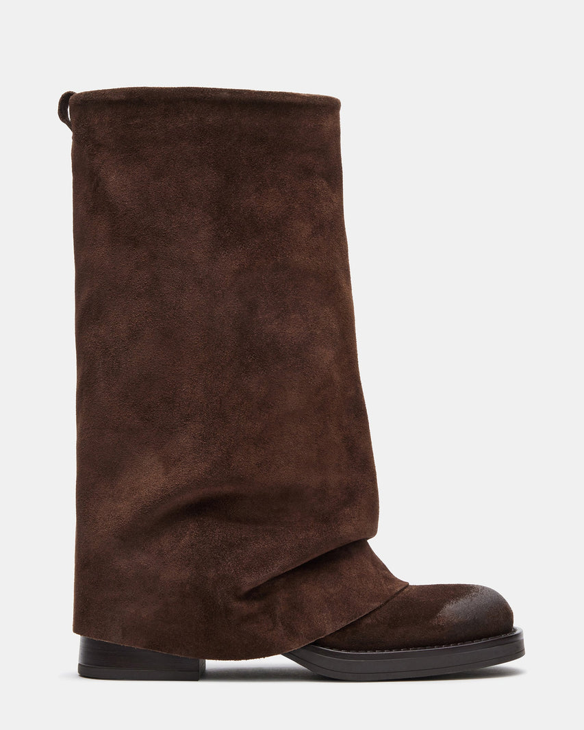 BENTON BROWN SUEDE - Women's Shoes - Steve Madden Canada
