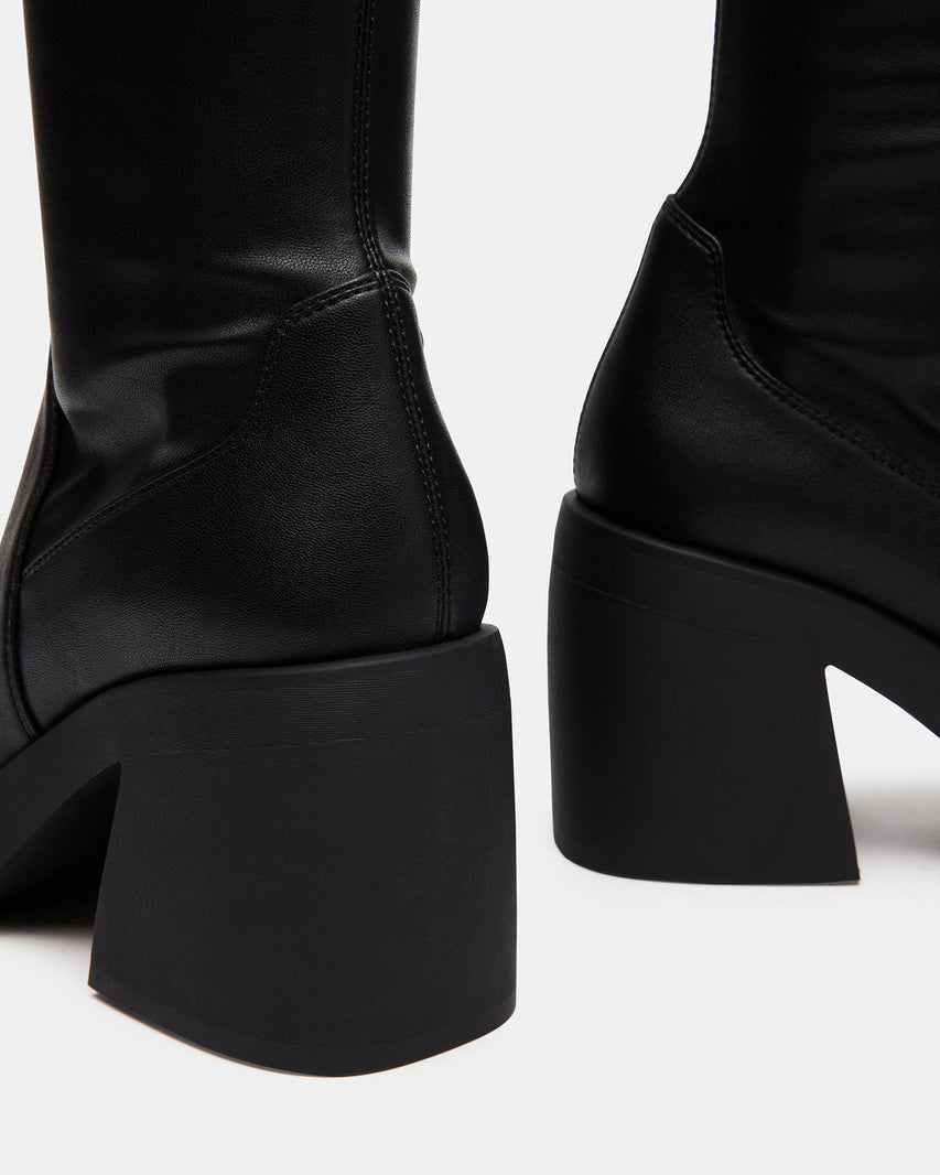 BERKLEIGH-W WIDE CALF BLACK - Women's Shoes - Steve Madden Canada