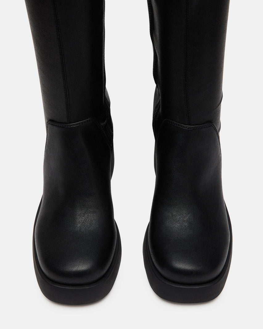 BERKLEIGH-W WIDE CALF BLACK - Women's Shoes - Steve Madden Canada