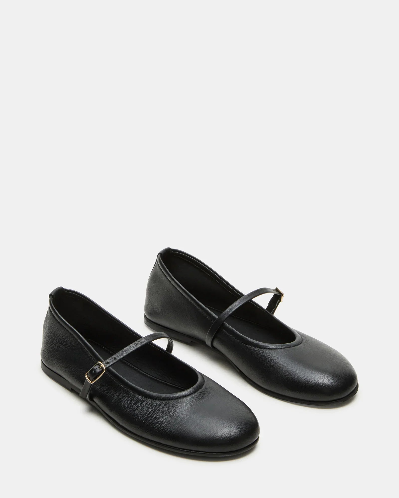 BESETTE BLACK LEATHER - Women's Shoes - Steve Madden Canada